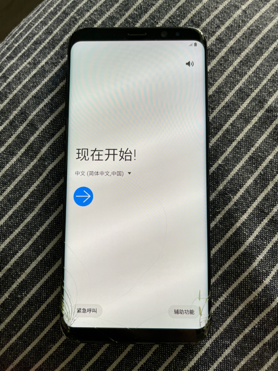 三星S8+，128g，屏幕和背面更换过，前...