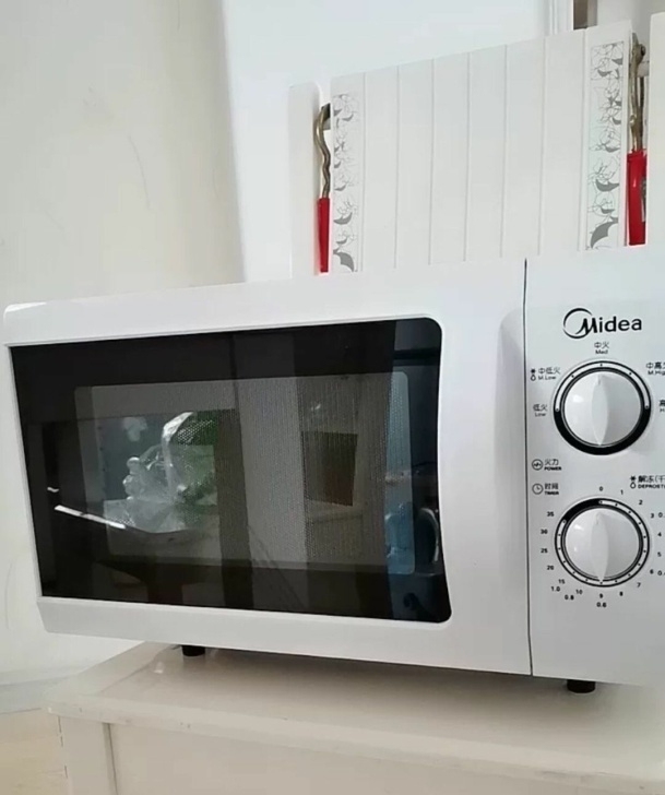 【全新正品】美的微波炉新款 机械型白色微波...