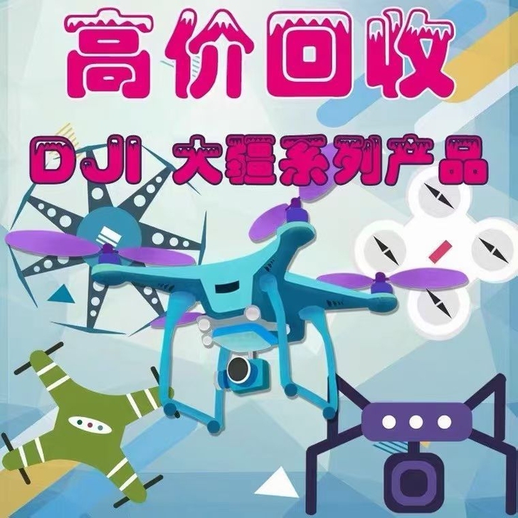 回收大疆Dji无人机，落水机，炸鸡，捡到飞...