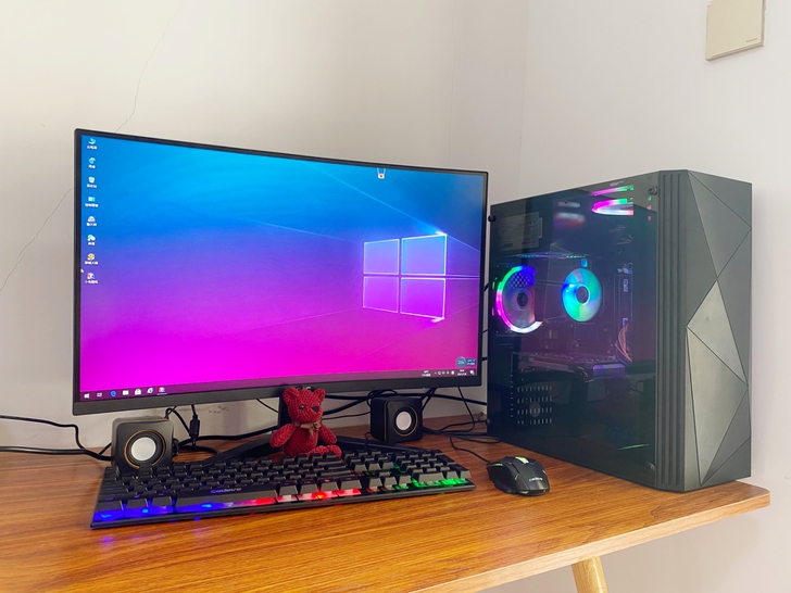 台式电脑组装机吃鸡电脑 高端游戏家用高配电...