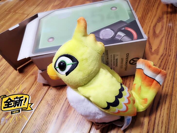 overwatch守望先锋游戏鹦鹉玩偶妮妮...