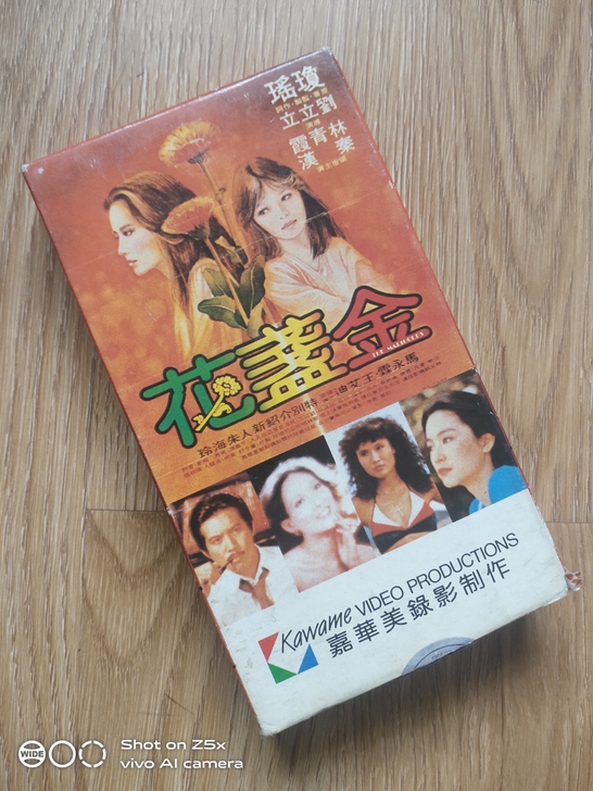 录像带,金盏花,老台片,正常播放。