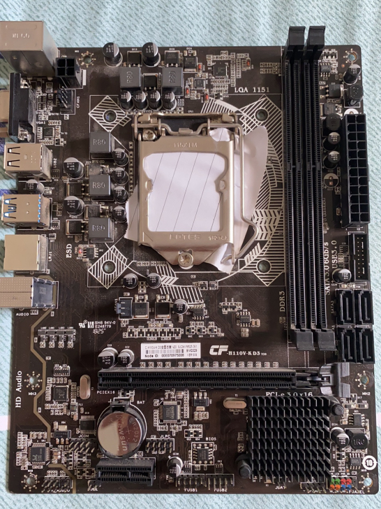 七彩虹h110v-kd3主板。家用电脑升级...