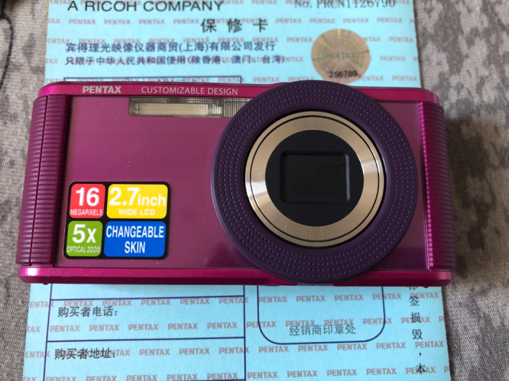 宾得卡片数码相机 LS465 几乎全新，机...
