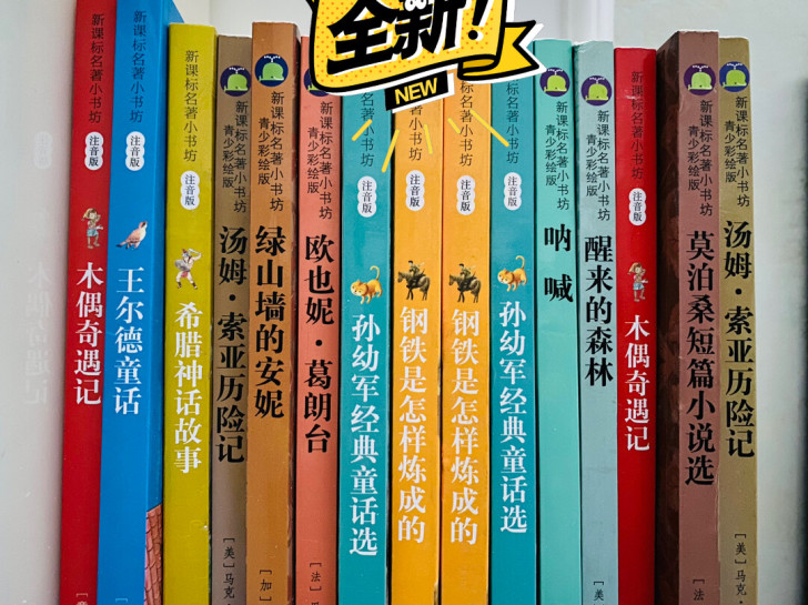 全新小学1-6年级必读书。10元一本，三本...