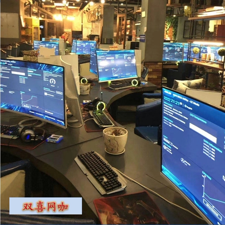 私人网吧 八核电脑全套转让 英特尔 台式机...