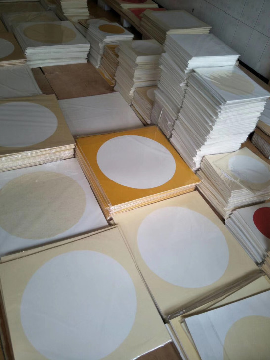 全新加厚宣纸圆形卡纸国画卡纸扇面宣纸卡纸空...