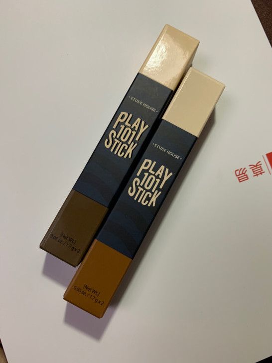 伊蒂之屋美妆棒修容棒高光修容组合色号02色...