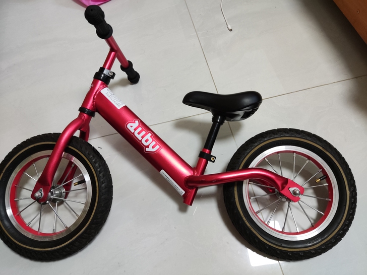 澳贝（AUBY）儿童平衡车-荣耀红，铝合金...