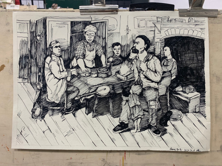 可以定制钢笔速写价格意