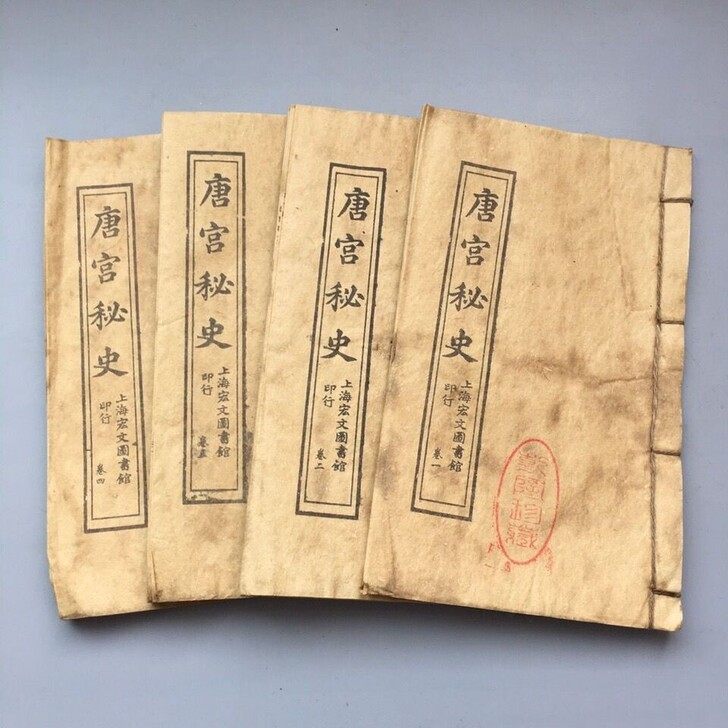 【唐宫秘史】古董古玩农村老货 收藏宣纸老书...