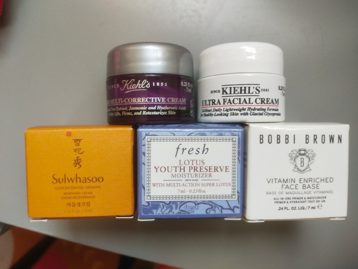 美版,各大品牌面霜中样7ml,单个50包邮...