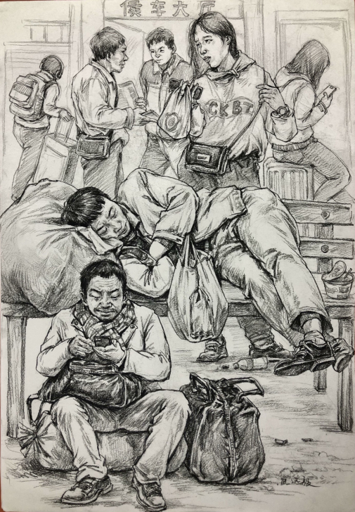 近1000张速写作品出售,近1000张一共...