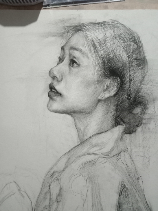 素描头像定制,30-50左右,4 k与8k...