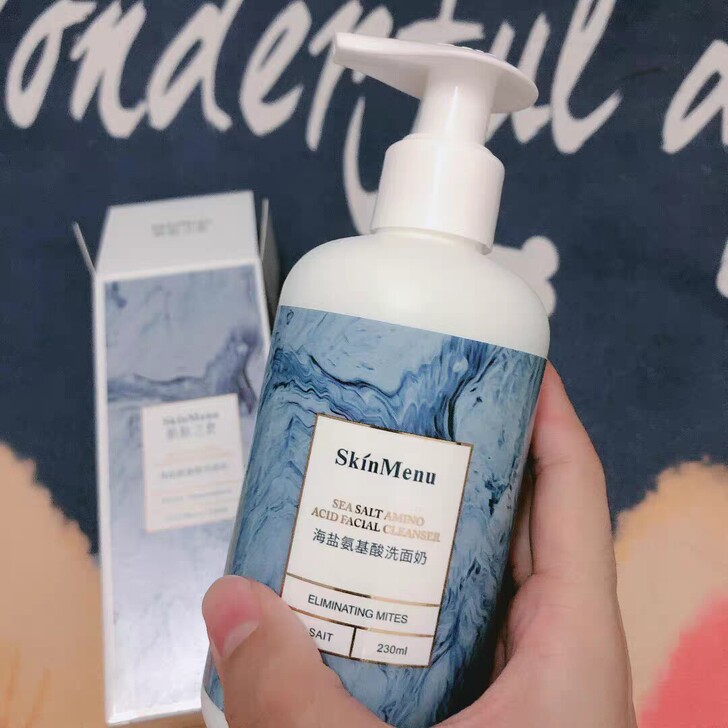 正品肌肤之食洗面奶控油祛痘去黑头海盐氨基酸...