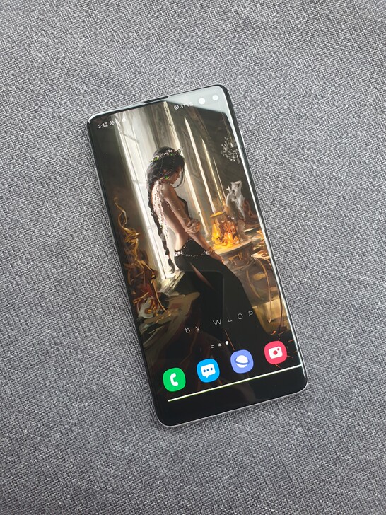 几乎全新三星s10+全网通全面屏曲面屏手机