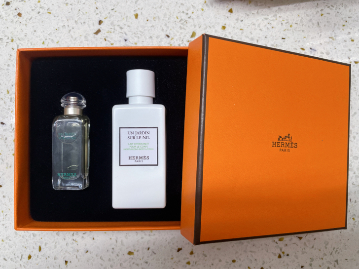 爱马仕礼盒装尼罗河花园女士香水7.5ML+...