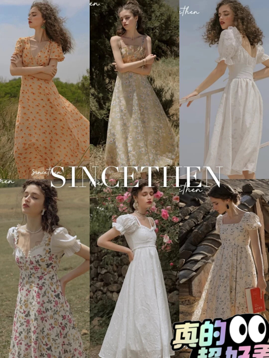 特价 清仓【小众法式高级复古连衣裙】浪漫又...