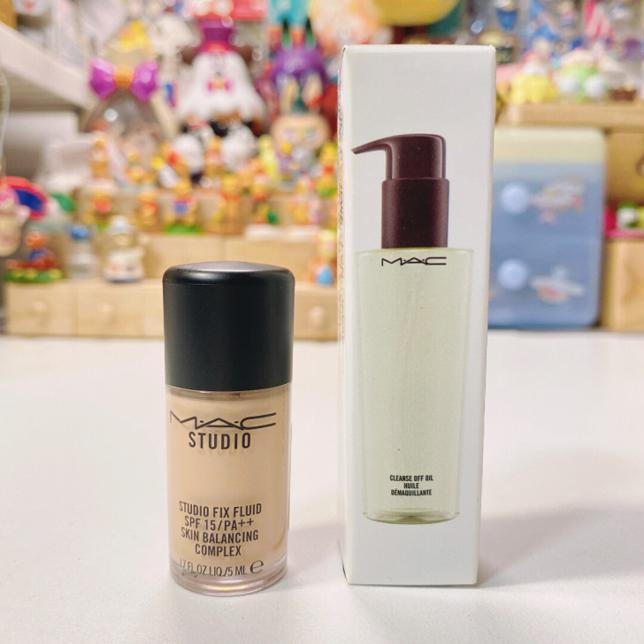 MAC/魅可定制无瑕粉底液+清爽净妆油