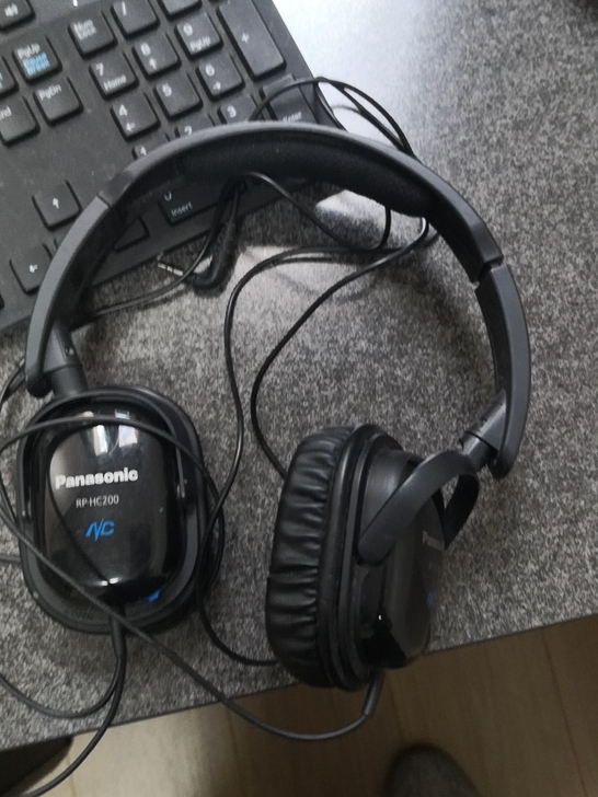 松下  耳机  耳罩式  海淘近200买的