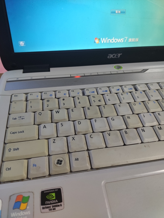 ACER笔记本，固态32G+320G机械硬...
