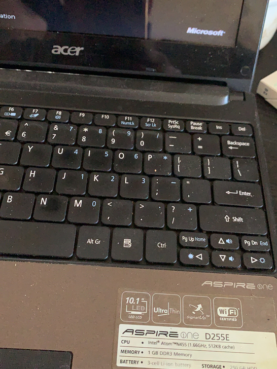 acer d255e 便宜卖。没系统了。2...