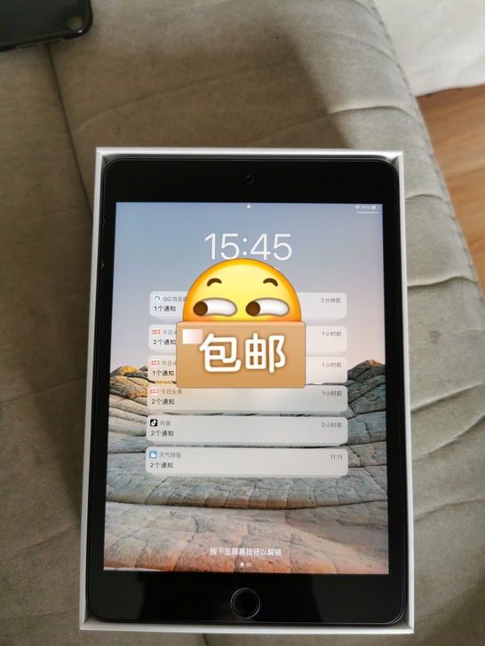 ipad mini5 64g,成色完美,无...