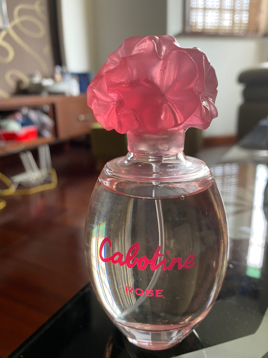 歌宝婷玫瑰香水100ml，购于机场，香水牌...