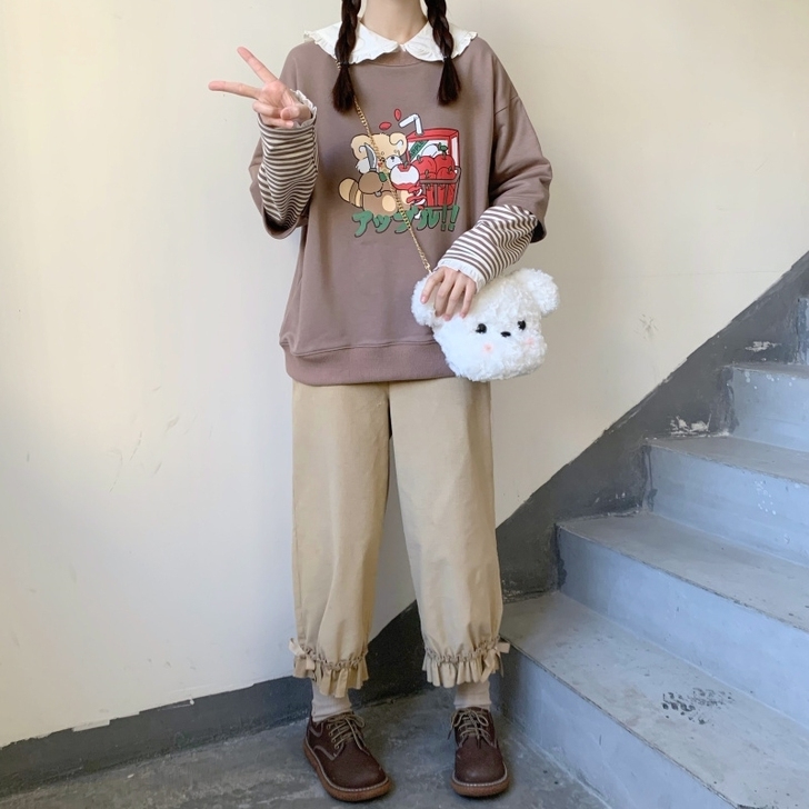 出安可工作室 游乐园 全新，休闲裤