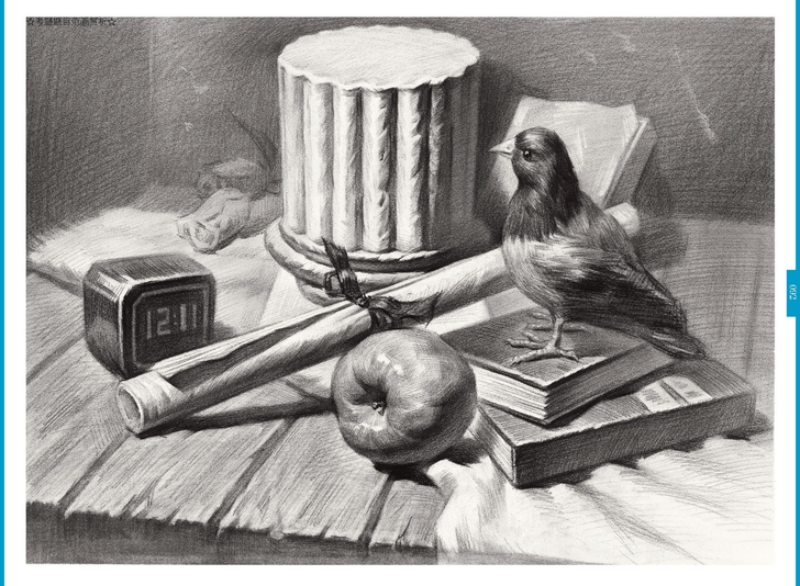 高清静物素描临摹1000张