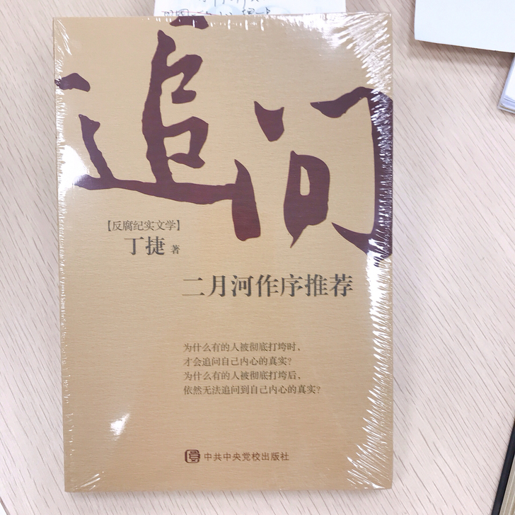 追问 反腐纪实文学 丁捷著 二月河作序推荐