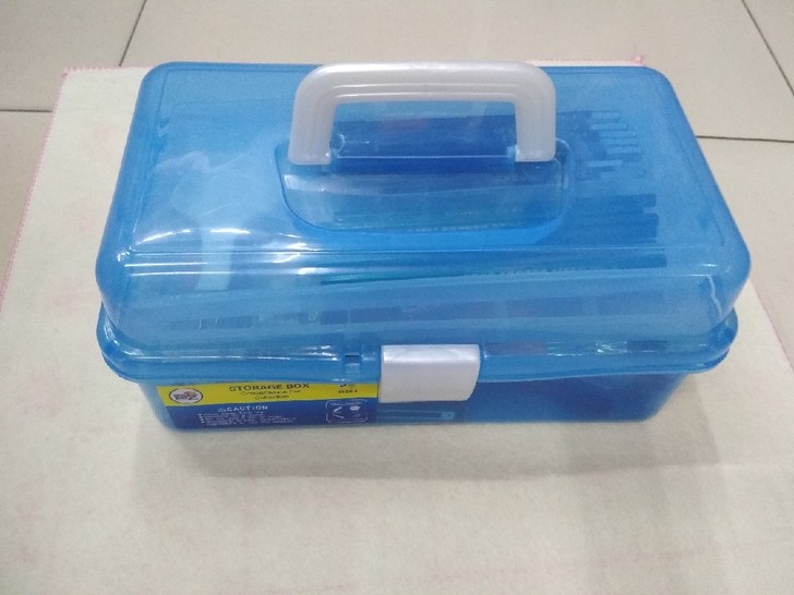便携式多功能工具箱 绘画储物箱 绘画工具箱