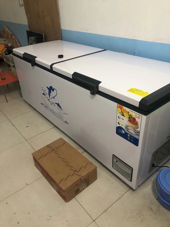 各种尺寸！卧式大冰柜  商用大容量家用冷藏...