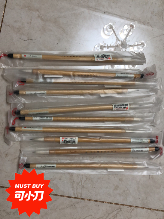 晨光毛笔AWBX6601，10支全新未拆封