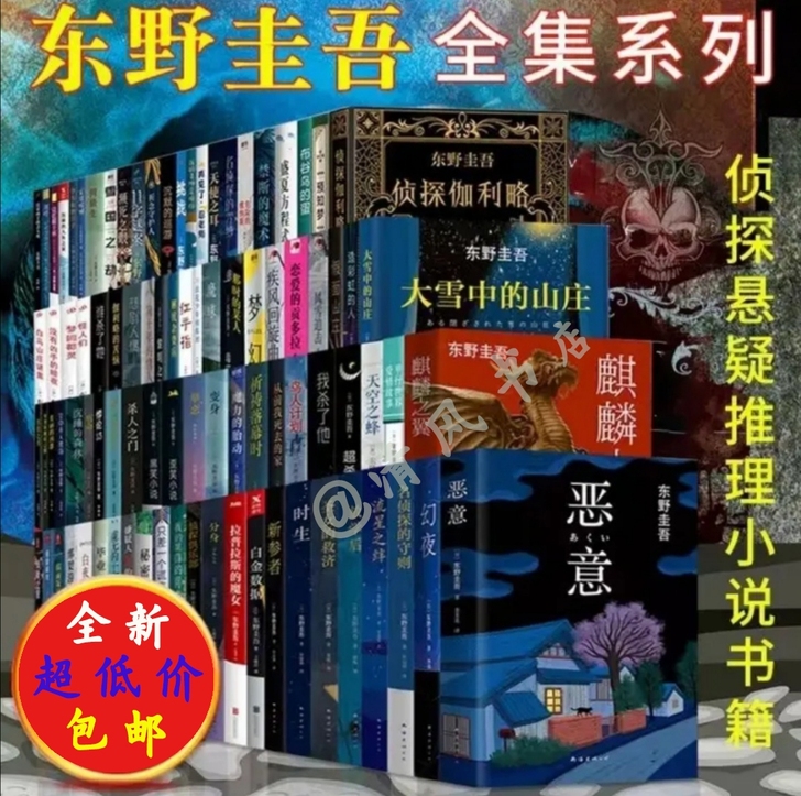 低价 东野圭吾白夜行侦探小说白夜行放学后恶...