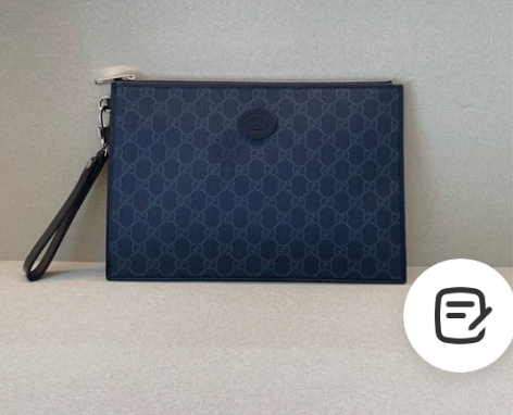 97新 Gucci古驰互扣式双G手拿包 尺...