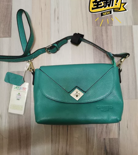 全新CARTELO斜挎皮包，颜色和图片基本...