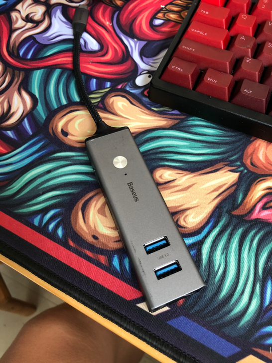 倍思 type-c hub转换器usb h...
