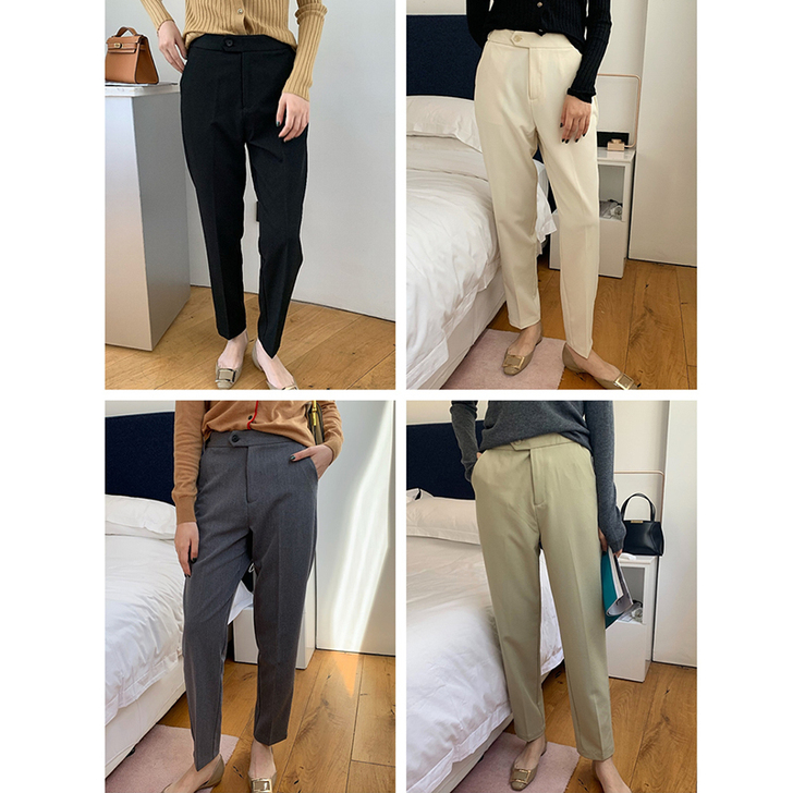 RREPEAT/2021新款早春直筒修身休...