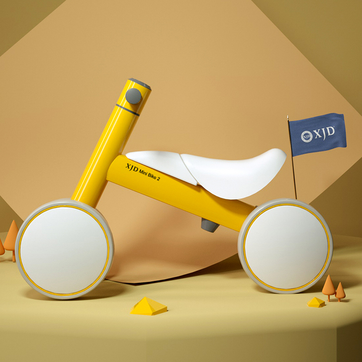 XJD儿童平衡车1-3岁2周礼物玩具婴儿滑...