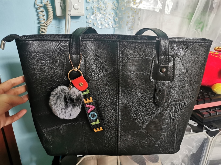 2021新款女包时尚拼接托特包简约休闲单肩...