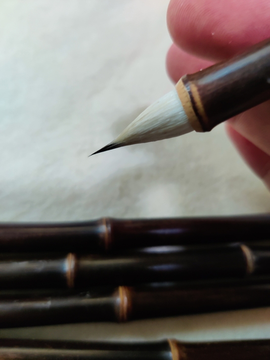 晋唐古法缠纸鸡距笔,小楷神器,