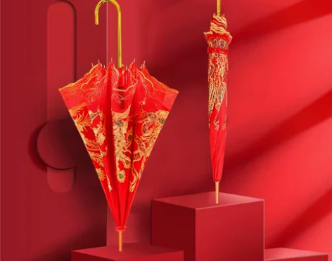 广告伞太阳伞长雨伞全纤维LOGO印制大伞