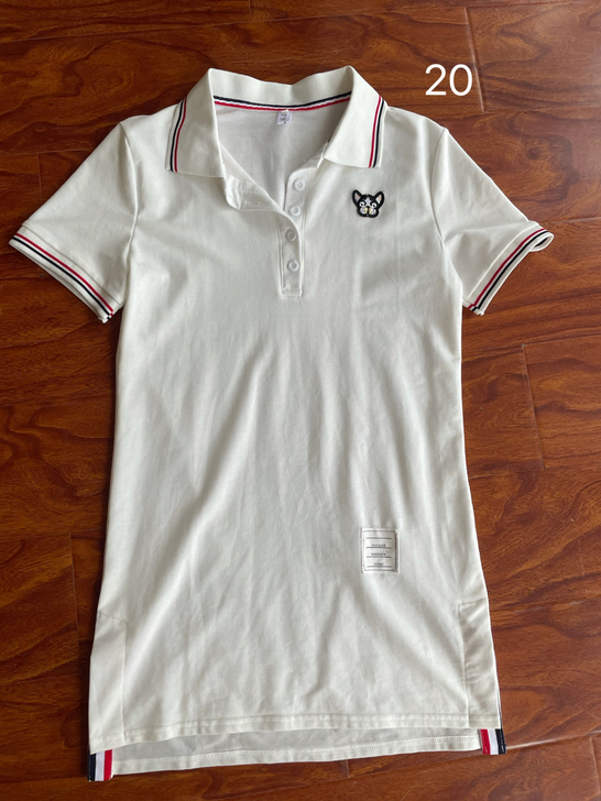 闲置衣服 polo连衣裙 白色s码