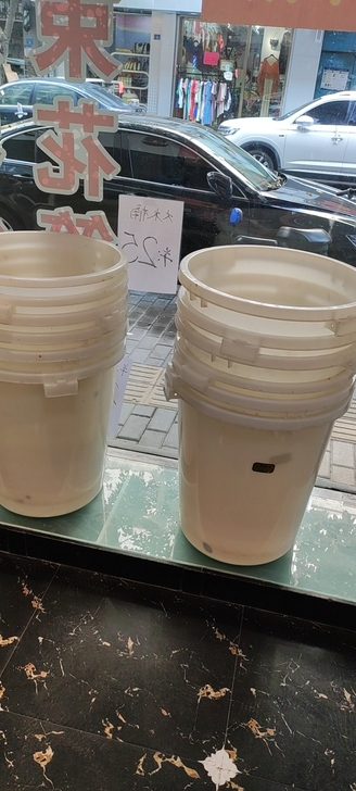 二手塑料桶特大加厚水桶家用储水用大号食品级...