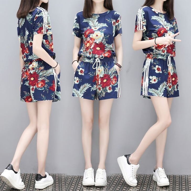 【工厂特价清仓】夏季韩版薄款大码运动套装女...