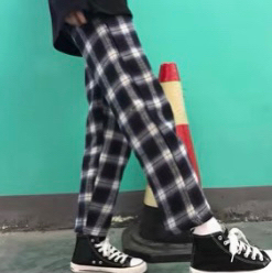 格子裤加绒 M码