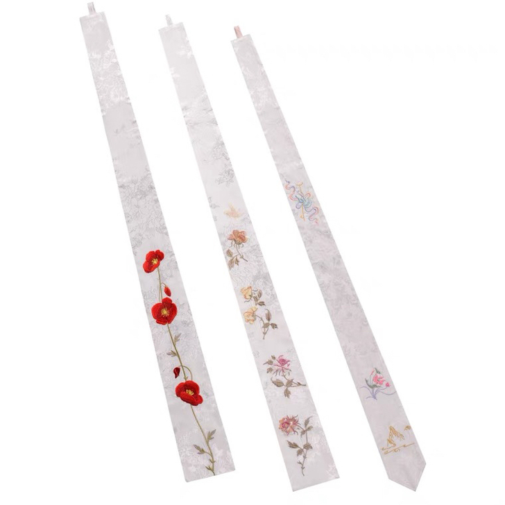 池夏:醉清风 飘带合集 原创改良汉服女 刺...