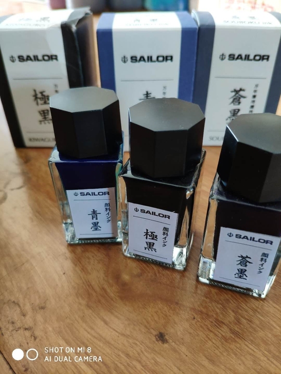 出写乐青墨苍墨极黑分装！！正品写乐墨水！1...