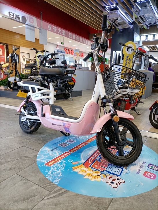 新日电动车，锂电池，高颜值，电量显示更个性